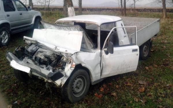 На трассе «Кавказ» в аварии погиб водитель пикапа